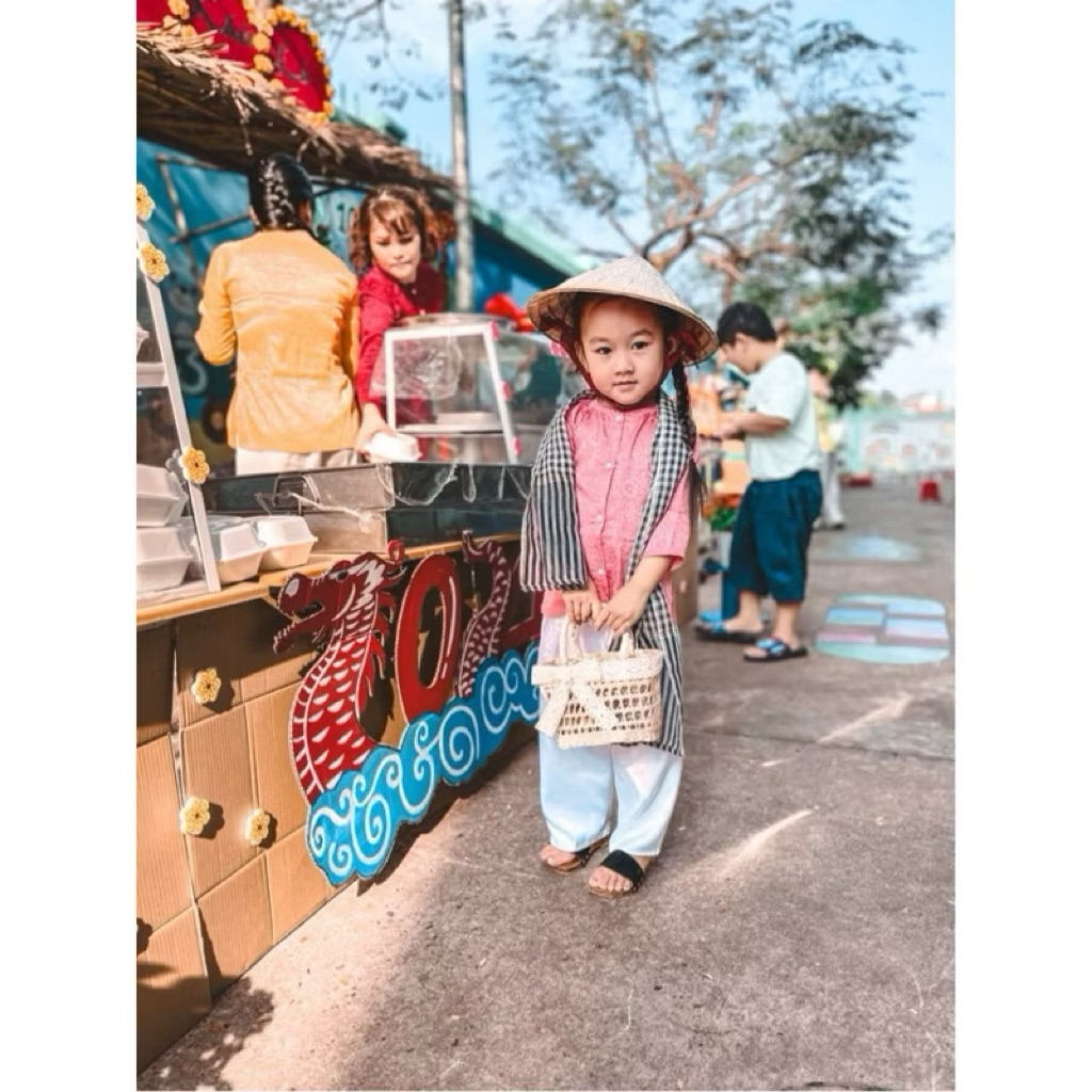 Kho sỉ túi cói - Túi lục bình chụp hình đi biển- Túi đi du lịch vintage cho bé