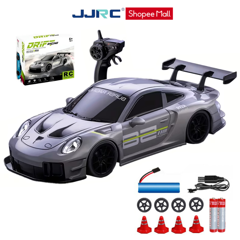 Ô tô điều khiển từ xa JJRC chính hãng – Đua drift cực ngầu, đèn LED sáng, quà tặng trẻ em cực hot