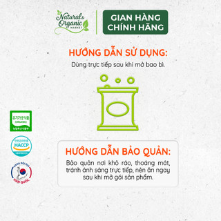 Bánh Gạo Ăn Dặm Hữu Cơ Cho Bé Alvins 25g Dễ Ăn, An Toàn Cho Hệ Tiêu Hóa - Natural Market
