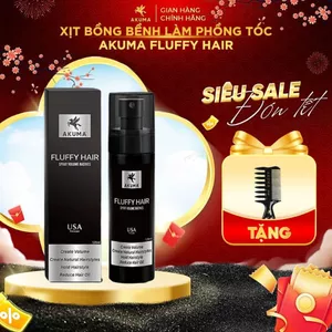 Xịt tạo phồng Akuma Fluffy Hair 120ml giúp tóc bồng bềnh - Tạo độ phồng tóc, kiềm dầu tốt