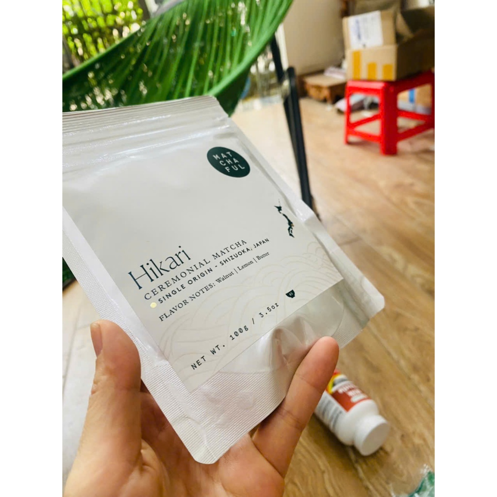 Bột trà xanh Matcha nguyên chất hảo hạng 100g-Hikari Matchaful