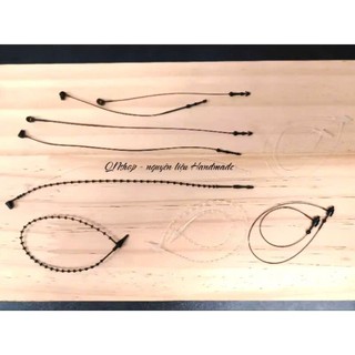 Gói 1000 dây ti nhựa treo tag quần áo, QNshop nguyên liệu handmade