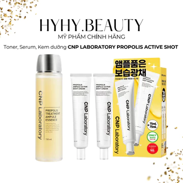 Tinh chất keo ong, Kem dưỡng, Toner pad & Nước thần keo ong CNP PROPOLIS ENERGY AMPULE, PROPOLIS ESSENCE