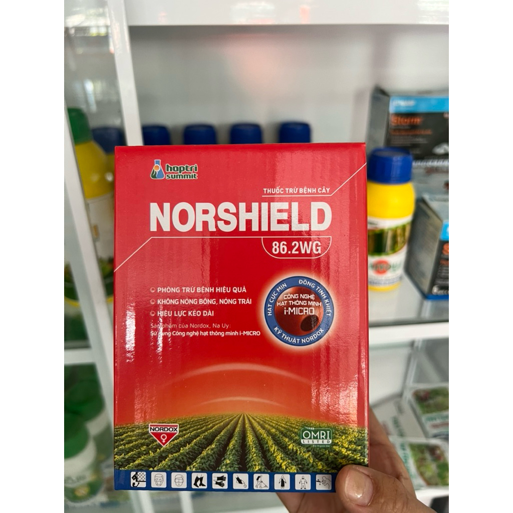NORSHIELD 86.2WG - Đồng đỏ quản lý bệnh thán thư, rỉ sắt gói 50g