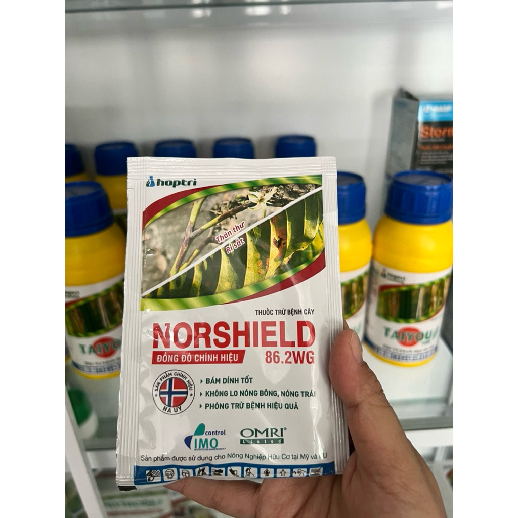 NORSHIELD 86.2WG - Đồng đỏ quản lý bệnh thán thư, rỉ sắt gói 50g