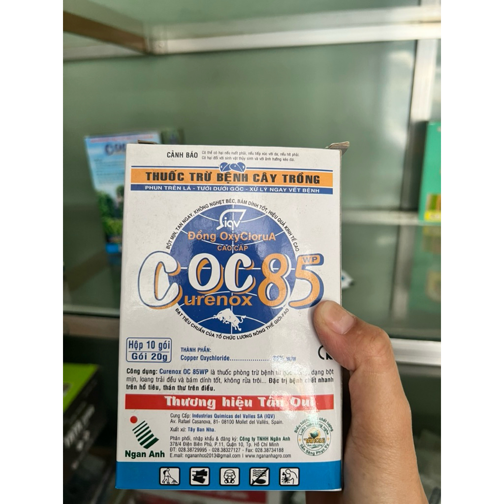 COC85 hiệu Tân Qui quản lý bệnh chết nhanh hồ tiêu, thán thư, nấm hồng gói 20g