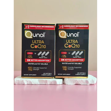 [Hoả Tốc + Hàng Mỹ] Viên uống Qunol Ultra CoQ10 100mg Hỗ Trợ Tim Mạch 120 viên