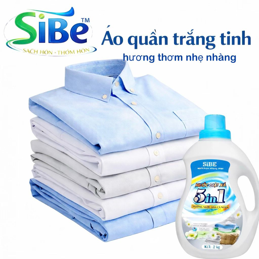 SiBE 5in1 — Nước giặt xả đa năng cho gia đình thông minh