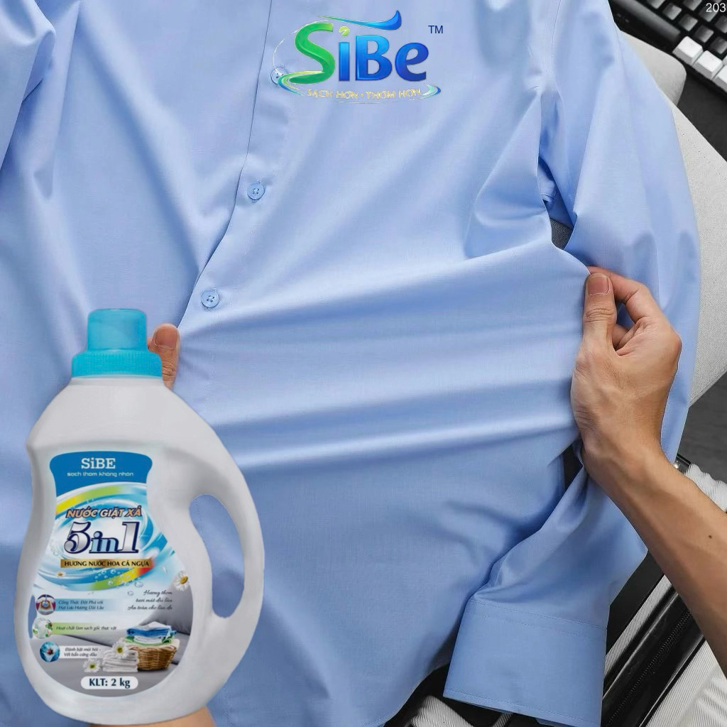SiBE 5in1 — Nước giặt xả đa năng cho gia đình thông minh