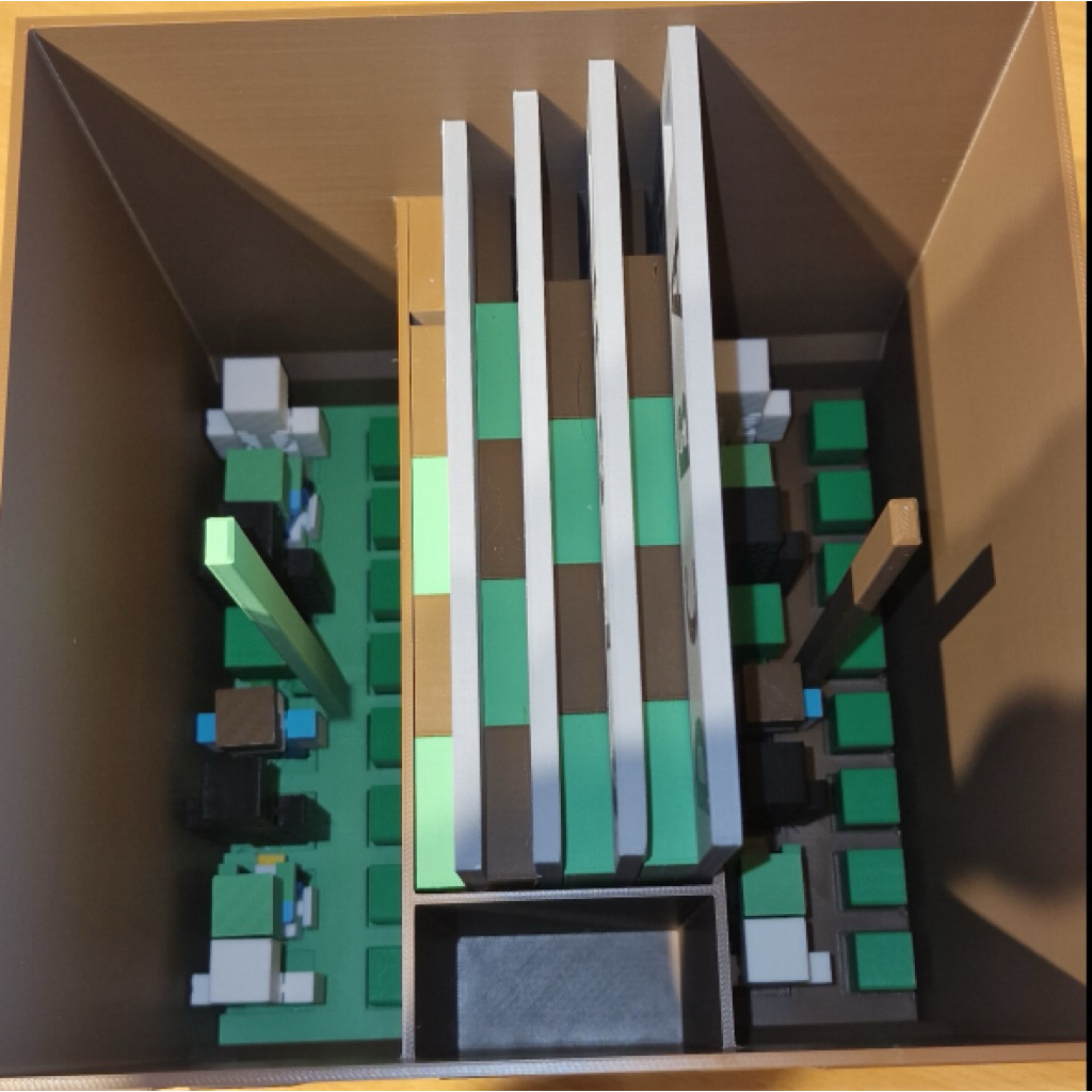 Cờ Vua Minecrafts , Quà Tặng Dộc Lạ, Minecrafts Chess Set