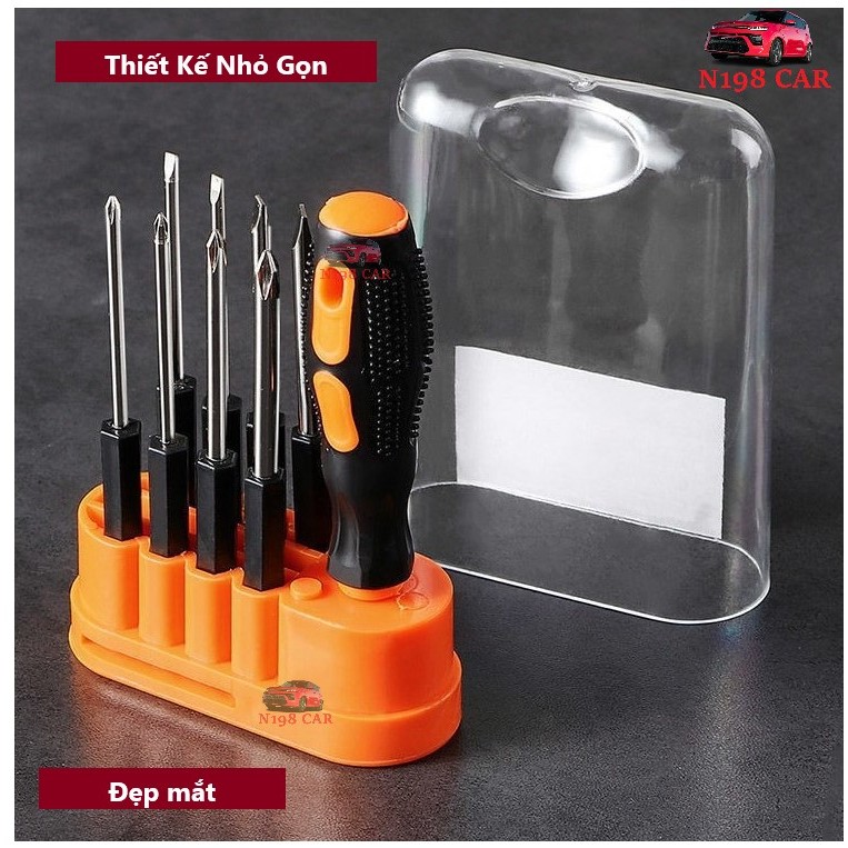 Bộ Tua Vít Đa Năng 8 Trong 1 Chất Liệu Thép Carbon , Bộ Dụng Cụ Cao Cấp Sửa Chữa Tiện Lợi 8 IN 1