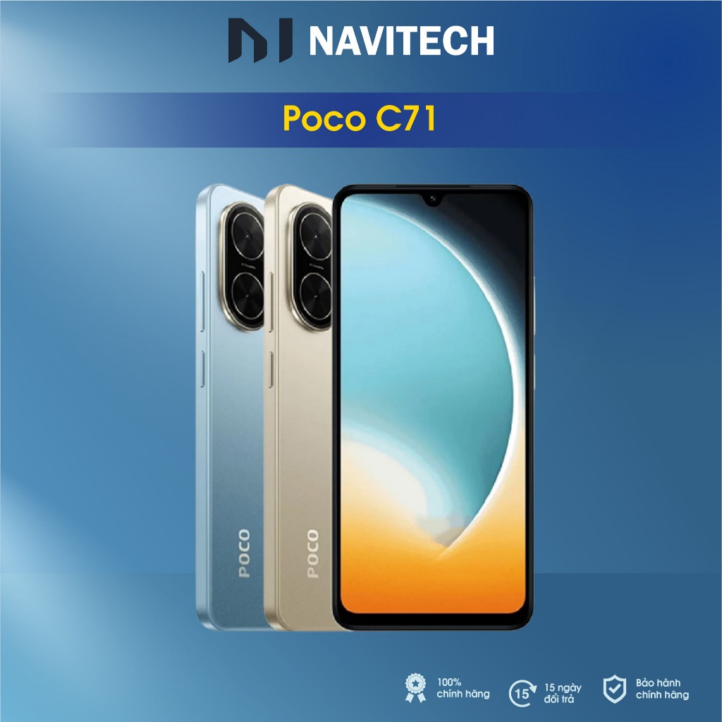 Điện thoại Xiaomi POCO C71 3GB/64GB - 4GB/128GB | Shopee Việt Nam