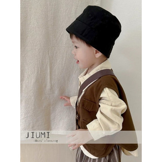 Bộ 3 chi tiết (áo sơ mi + gile + quần) phong cách hàn quốc cho bé trai
