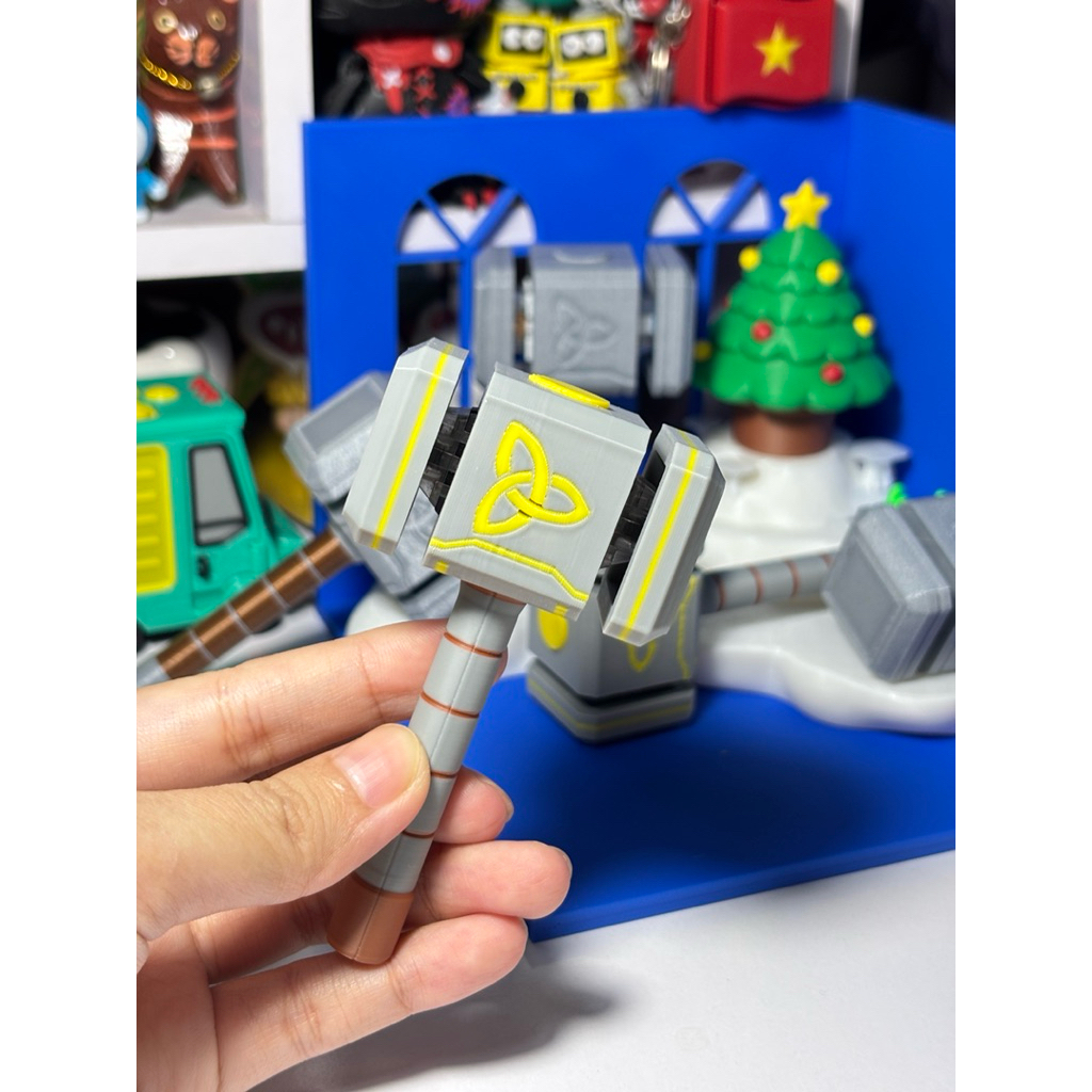 🔨 BÚA THOR MJOLNIR – MÔ HÌNH TRANG TRÍ CLICKER/ ĐỒ CHƠI SƯU TẦM ...