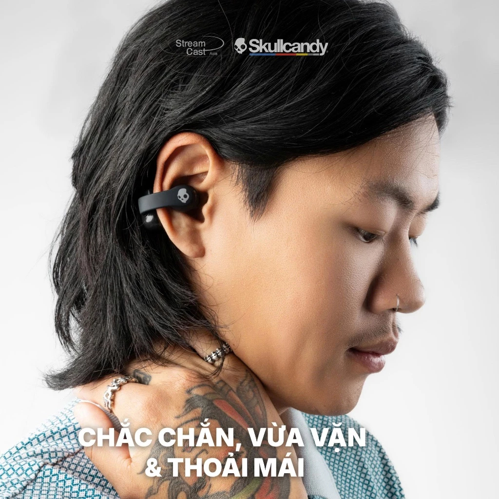 Tai nghe Bluetooth Skullcandy Push 720 Open Ear - Pin trâu chống nước IPX4 - Bảo hành chính hãng | BigBuy360 - bigbuy360.vn