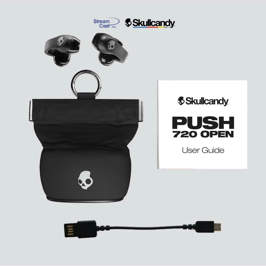 Tai nghe Bluetooth Skullcandy Push 720 Open Ear - Pin trâu chống nước IPX4 - Bảo hành chính hãng | BigBuy360 - bigbuy360.vn