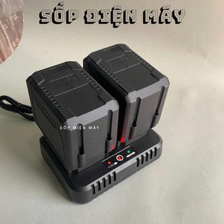 Đế Sạc Pin 21v 2a, Sạc Đôi Bản Mạch Lớn Chân Pin Phổ Thông 4cm Có Chíp Bảo Vệ Dòng Điện Hàng Sịn Sạc  Chân Phổ Thông