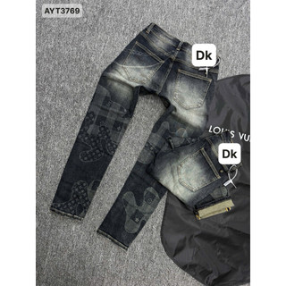 quần bò dài nam hoạ tiết siêu cấp Dk Boutique quảng châu chất lượng