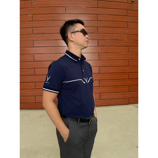 Áo Polo VinFast mẫu chuẩn phối kẻ sọc  – Đồng Phục CBNV Nam Nữ, Cotton Co Giãn 4 Chiều, Logo Phản Quang