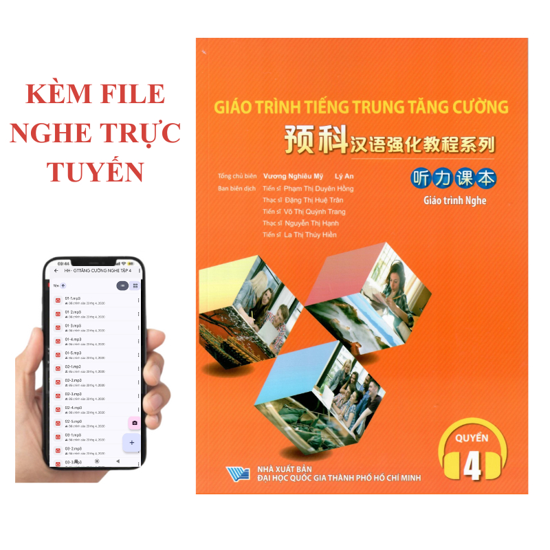 Sách - Giáo Trình Tiếng Trung Tăng Cường - Giáo Trình Nghe Tập 4+KÈM ...