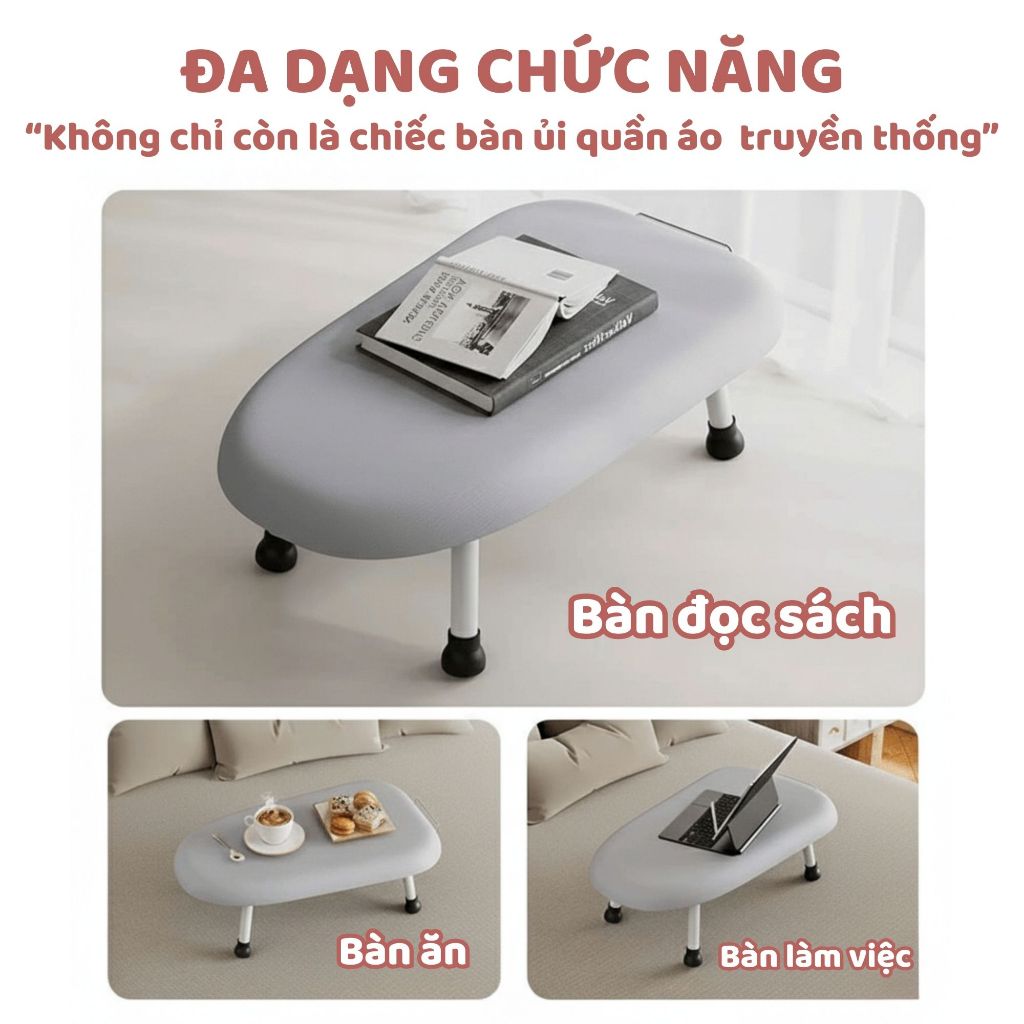 Bàn Là Quần Áo Royal Khung Nhựa PP Chắc Chắn Kèm Lớp Vải Cotton Chống Bỏng Thiết Kế Nhỏ Gọn