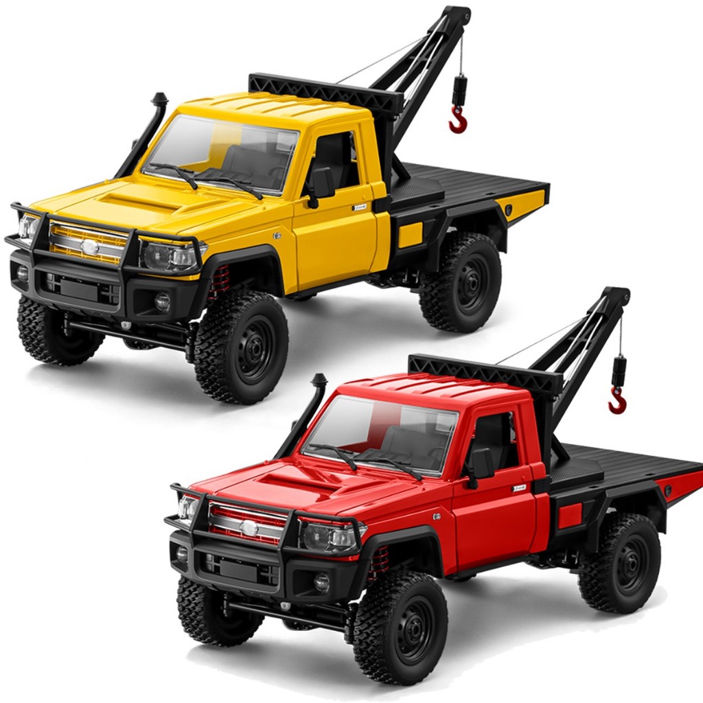 Xe ô tô bán tải cẩu kéo điều khiển từ xa MN82T Toyota Land Cruiser 1/12 RC 4WD offroad leo núi mạnh mẽ kèm pin sạc