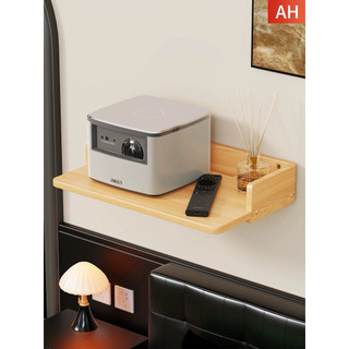 Kệ  gỗ để  camera ,wifi, điện thoại, cục sạc máy tạo ẩm loa mini có khe đi dây điện