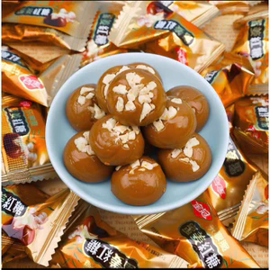 Kẹo Nước ép gừng mật ong Golden Crown vị gừng Đường nâu Kẹo cứng Đồ ăn nhẹ