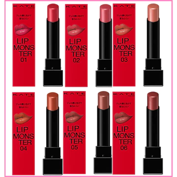 [Direct from Japan] KATE Lip Monster 01 Lipstick "Lump of Desire" / Lip Monster Lipstick 02 Pink Banana / Lip Monster Lipstick 03 Heat Haze / Lip Monster Lipstick 04 Pumpkin Wine / Lip Monster Lipstic