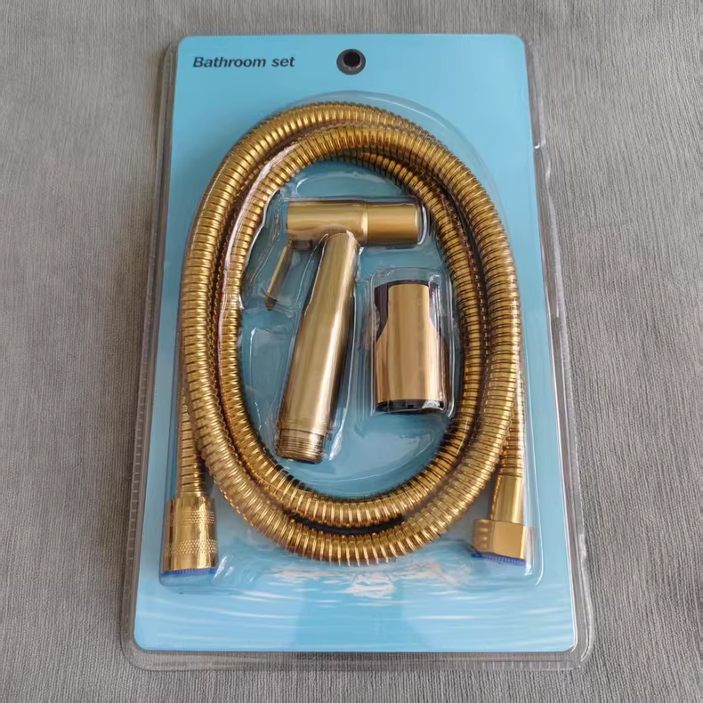 Bộ vòi xịt vệ sinh bằng thép không gỉ 304, vòi xịt bidet phòng tắm, đầu vòi sen cầm tay có áp lực