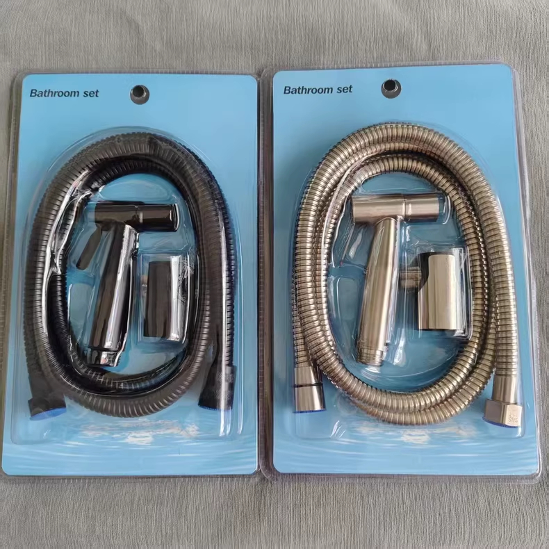Bộ vòi xịt vệ sinh bằng thép không gỉ 304, vòi xịt bidet phòng tắm, đầu vòi sen cầm tay có áp lực