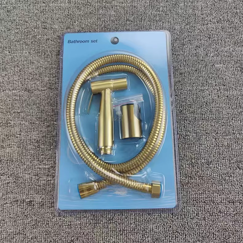 Bộ vòi xịt vệ sinh bằng thép không gỉ 304, vòi xịt bidet phòng tắm, đầu vòi sen cầm tay có áp lực