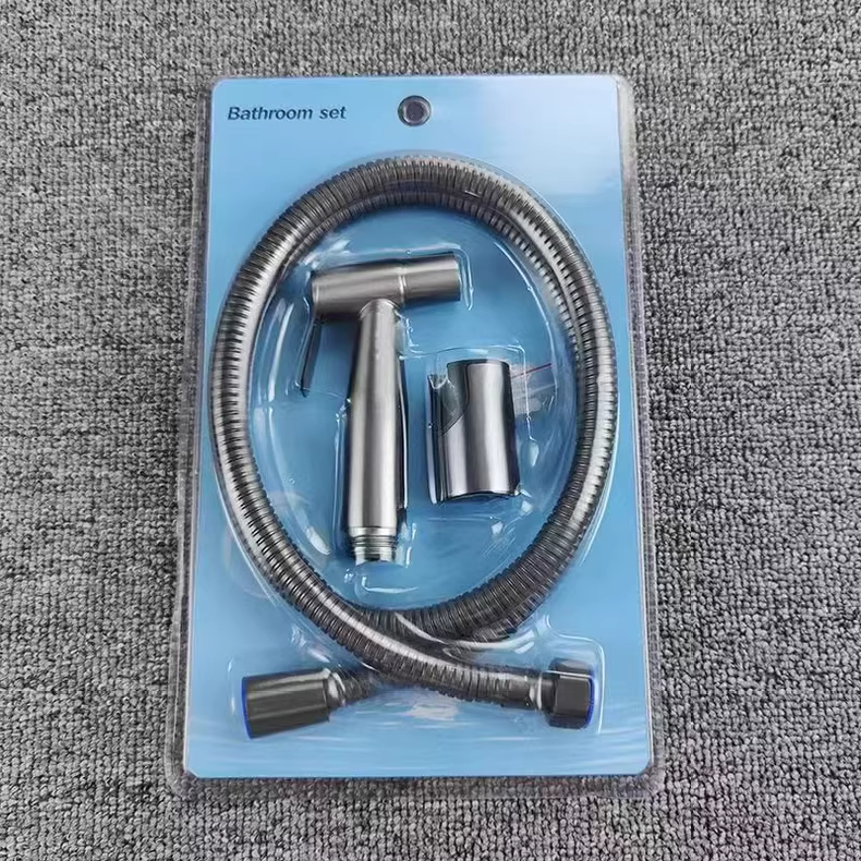 Bộ vòi xịt vệ sinh bằng thép không gỉ 304, vòi xịt bidet phòng tắm, đầu vòi sen cầm tay có áp lực