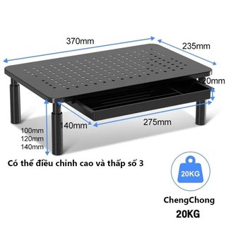 Kệ Để Laptop Điều Chỉnh Độ Cao - Chống Gù, Giảm Mỏi Mắt, Tiết Kiệm Không Gian Làm Việc