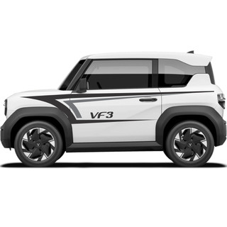 Tem 2 bên Sườn Xe Ô tô VF3, Team Decal Oto-Tem 2 bên sườn Cực Chất, Hàng 3 Lớp Chất Lượng Cao ,Team Decal
