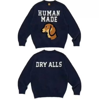 Áo Len Cún Hu Man, Áo Len Họa Tiết Dễ Thương, Form Rộng Unisex