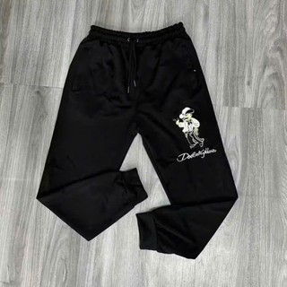 Quần Jogger Dê Gà Thêu Cao Bồi Cá Tính, Quần Form Rộng Unisex
