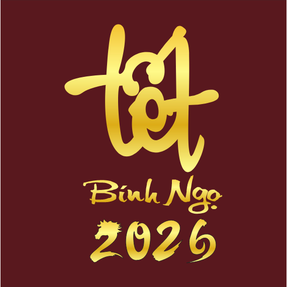 Trang Trí Xuân Bính Ngọ 2026 – Chữ Alu Vàng, Đỏ Cao Cấp