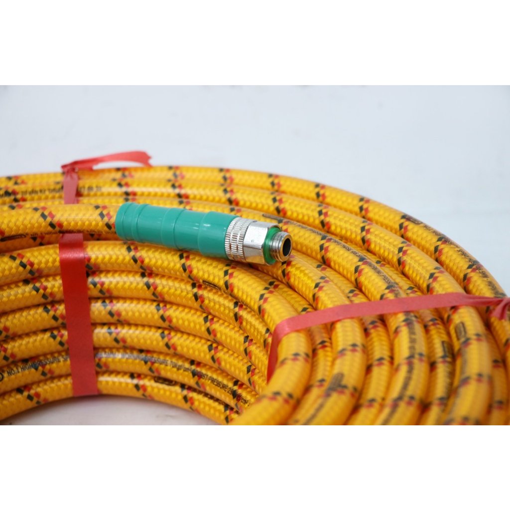 Dây Xịt Áp Lực 3 lớp Oshima No.1 8.5mm x 50m, Áp lực tối đa 280kg - Đầu Nối Nhanh - 1 đổi 1 12 tháng