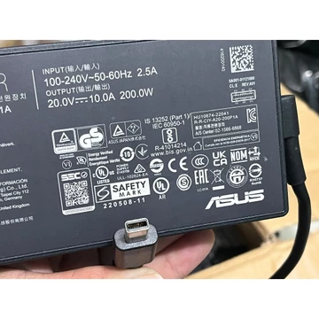 Bán sạc Laptop Asus Gaming 200W ( 20V - 10A ) , chân USB đời mới hàng cũ , zin theo máy - chính hãng