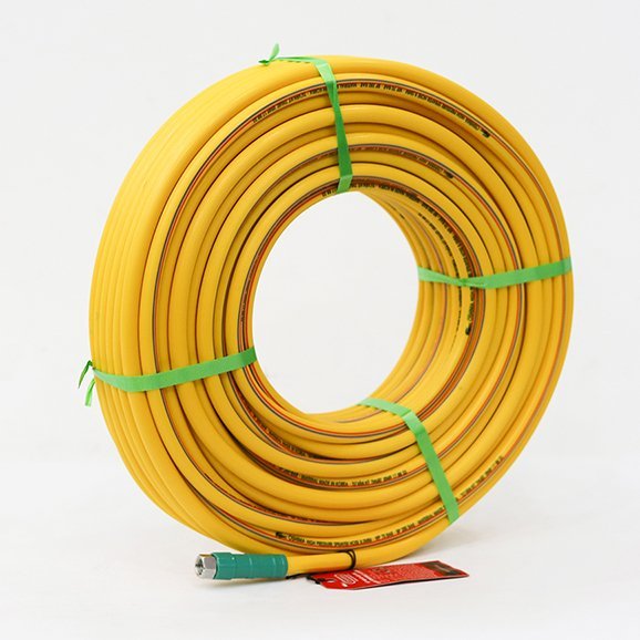 Dây Xịt Áp Lực 3 lớp Oshima (dây cá sấu) 8.5mm x 50m Vàng - Áp lực tối đa 280kg - 1 đổi 1 12 tháng