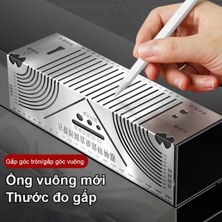 Thước Bo Góc Sắt 20-100 - Dụng Cụ Lấy Dấu Cắt Bo Góc, Dụng Cụ Mộc Xây Dựng, Đa Năng Chính Xác Tiết Kiệm