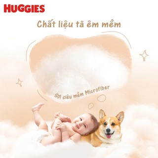 Combo 4 Tã quần Huggies Gentle Soft - Corgi M54/L40/XL34/XXL22 miếng êm mềm nâng niu làn da bé
