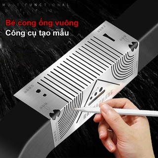 Thước Bo Góc Inox 20-100mm - Dụng Cụ Cắt Bo Góc Chính Xác Đa Năng