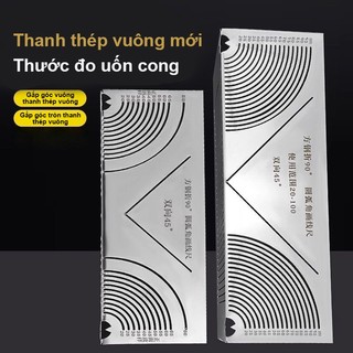 Thước Bo Góc Inox 20-100mm - Dụng Cụ Cắt Bo Góc Chính Xác Đa Năng