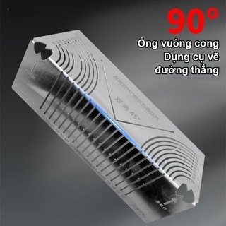Thước Bo Góc Inox 20-100mm - Dụng Cụ Cắt Bo Góc Chính Xác Đa Năng