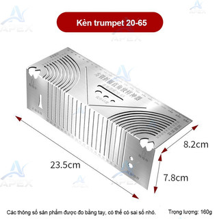 Thước Bo Góc Sắt 20-100 - Dụng Cụ Lấy Dấu Cắt Bo Góc, Dụng Cụ Mộc Xây Dựng, Đa Năng Chính Xác Tiết Kiệm