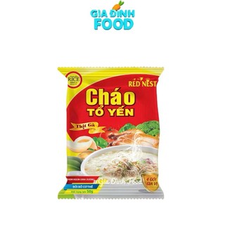 Cháo ăn liền Gấu đỏ - Tổ Yến, Cháo Thịt bằm - Thịt gà (50g/ gói)