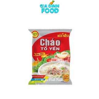 Cháo ăn liền Gấu đỏ - Tổ Yến, Cháo Thịt bằm - Thịt gà (50g/ gói)