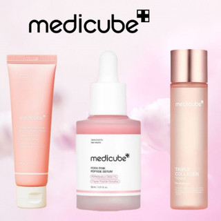 Medicube PDRN Pink Peptide Serum 30ml Dark Spots Glass Glow Collagen Barrier Brightening